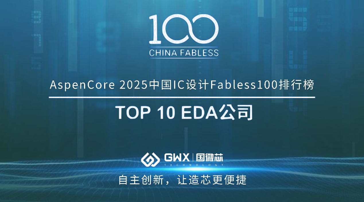 4688美高梅登录中心荣登2025中国IC设计TOP 10 EDA公司